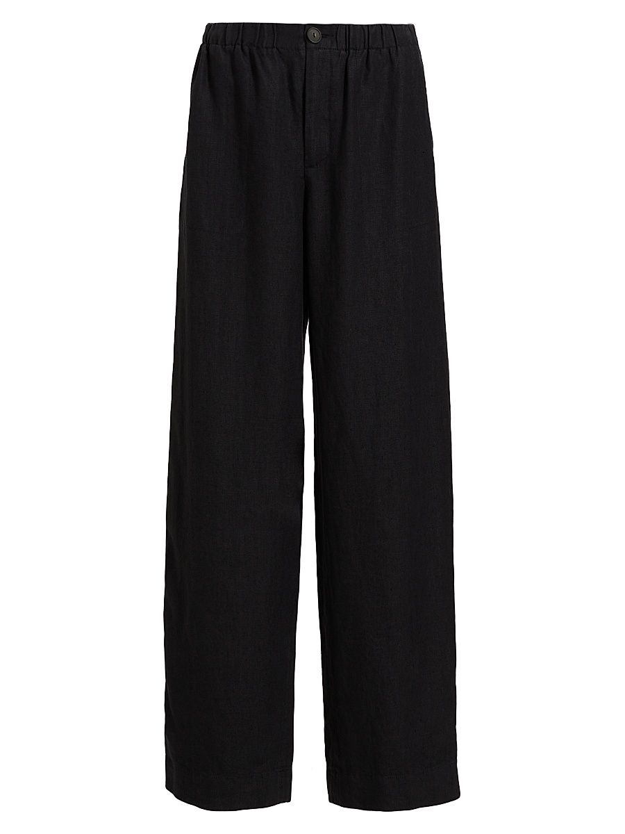 Women's Utility Hemp Straight-Leg Pants - Dark Night Lake - Size 8