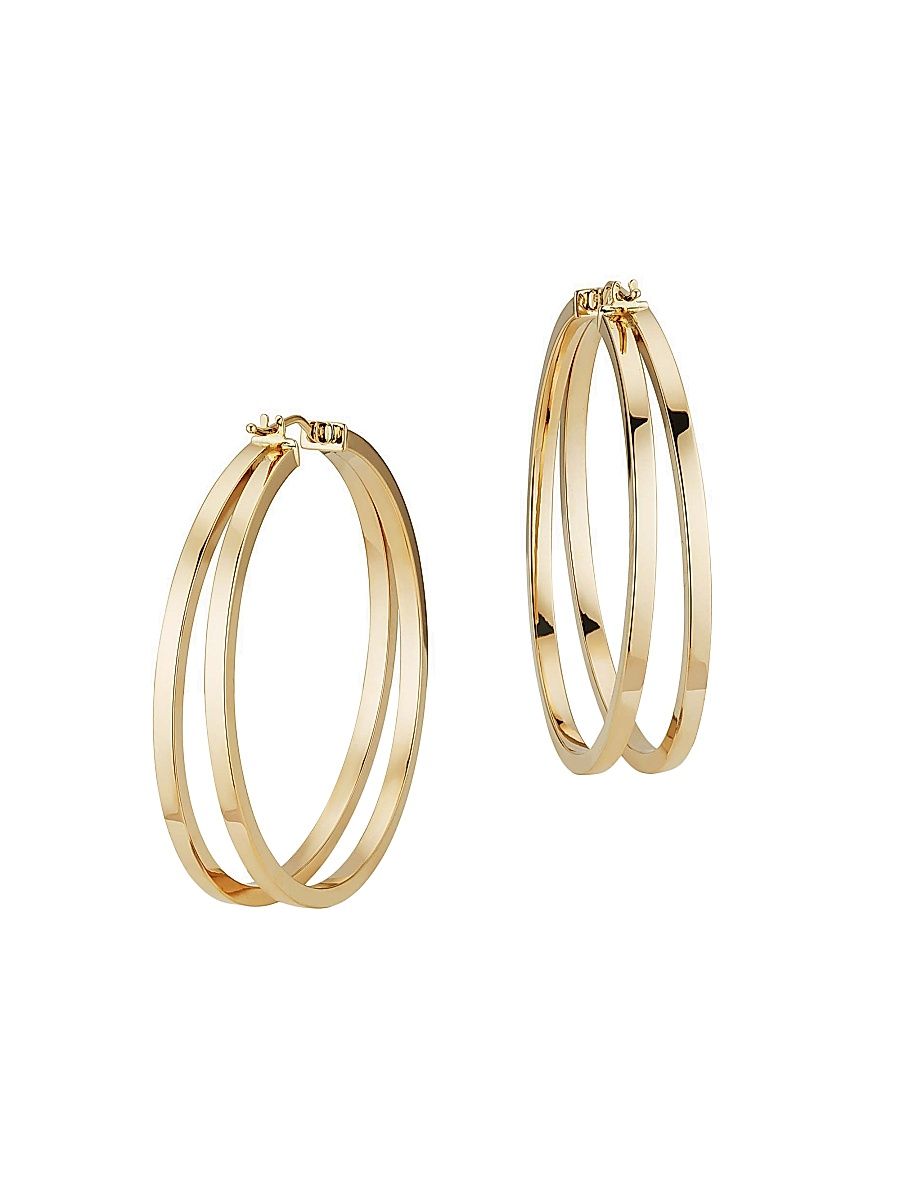 Women's 14K Yellow Gold Hudson Hoops - Gold