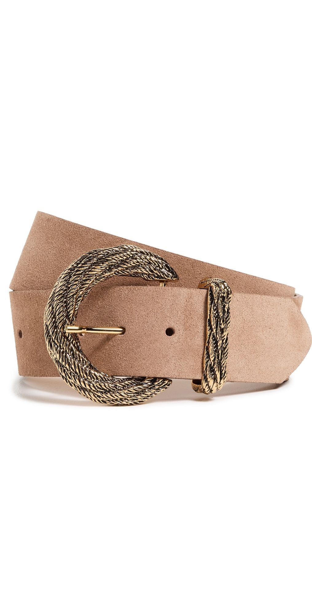 L'AGENCE Adelle Suede Belt Cappuccino M