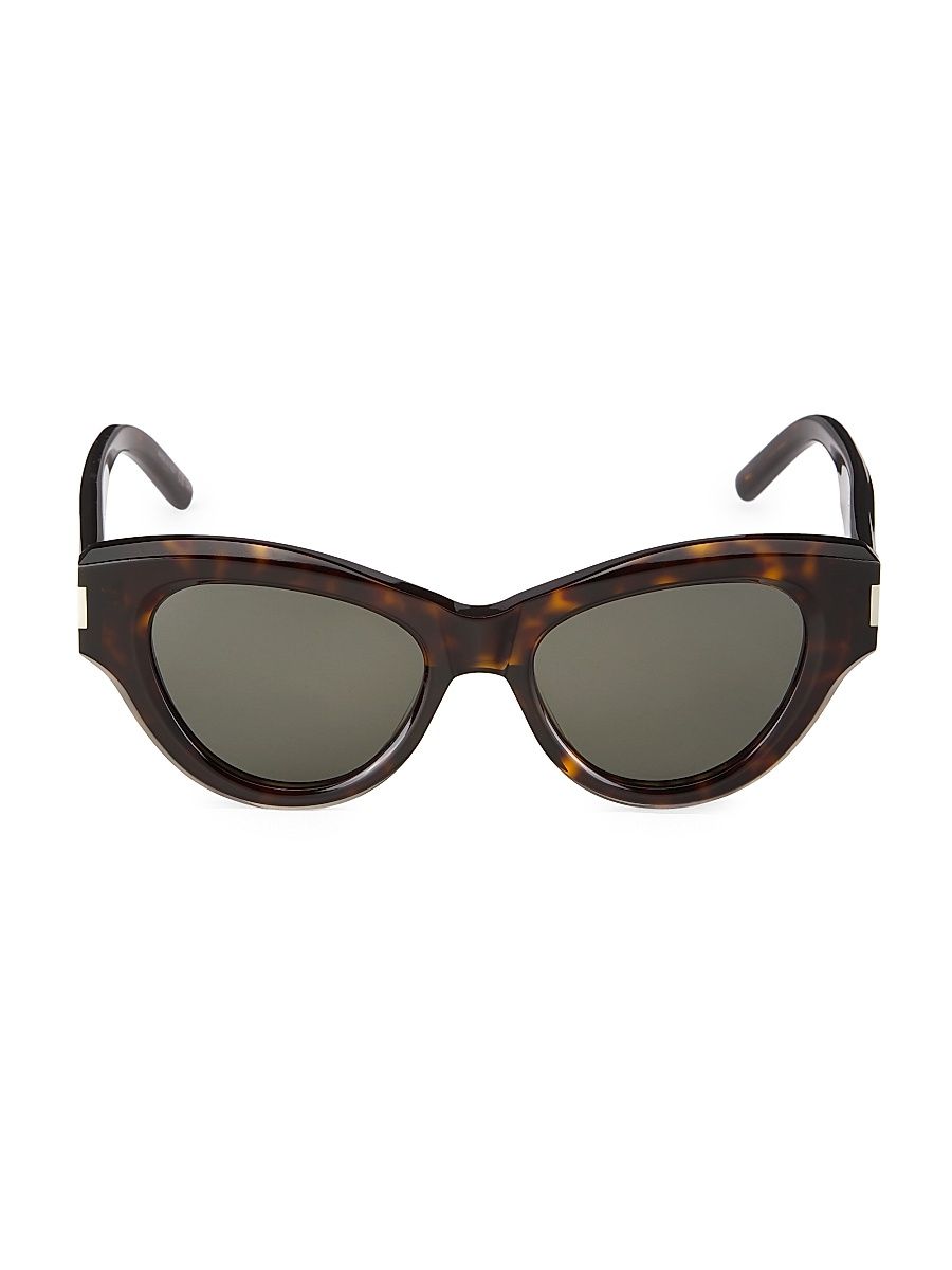 Women's 51MM Cat-Eye Sunglasses - Havana