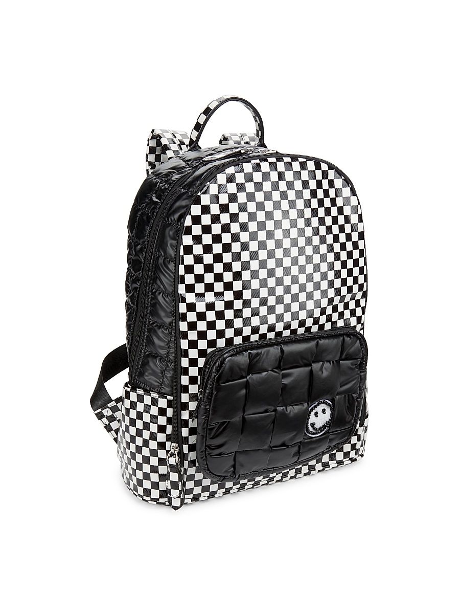 Kid's Checkered Backpack