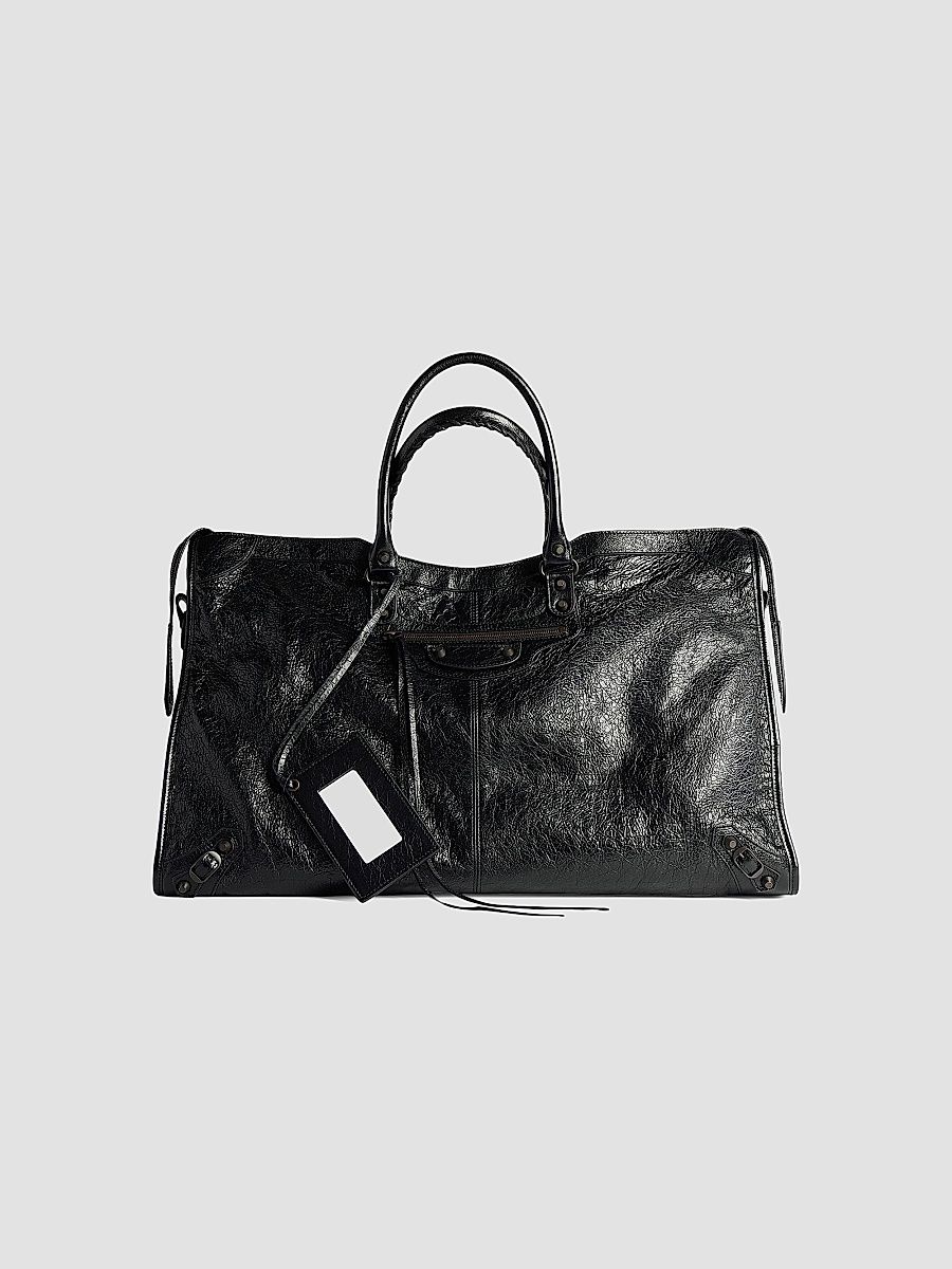 Balenciaga Men's Le City Travel Bag - Black