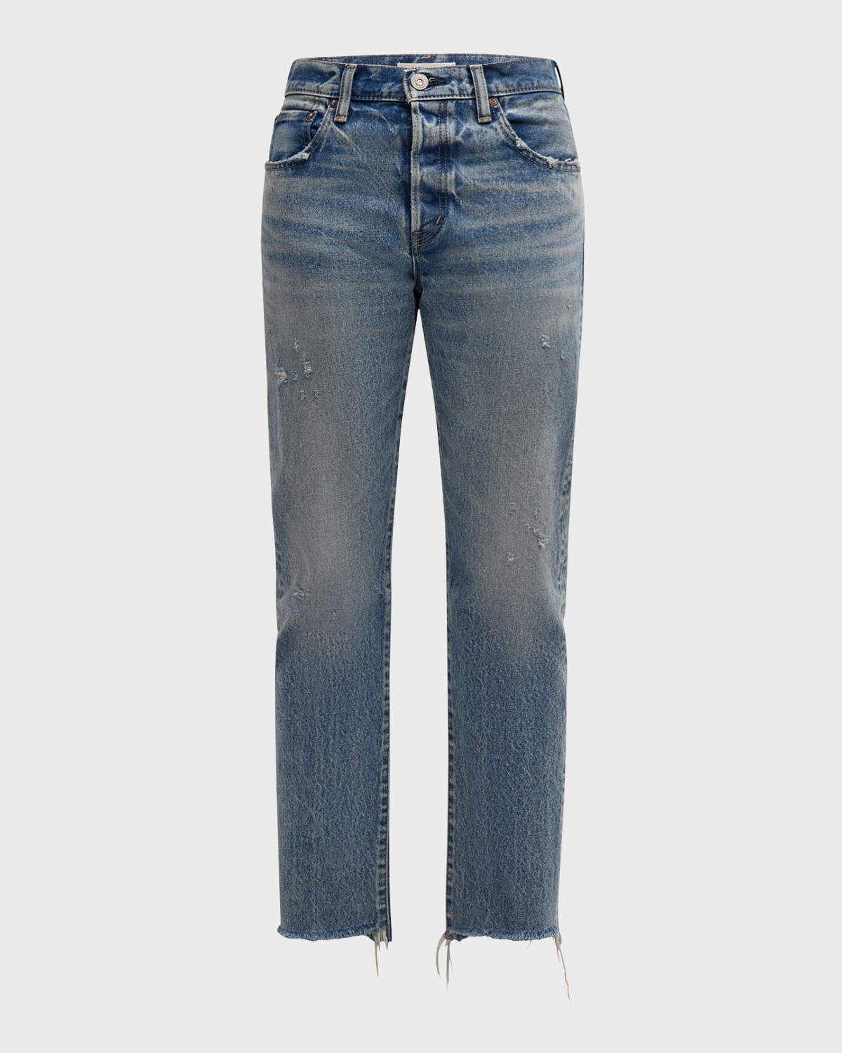 Nokomis Straight Distressed Jeans