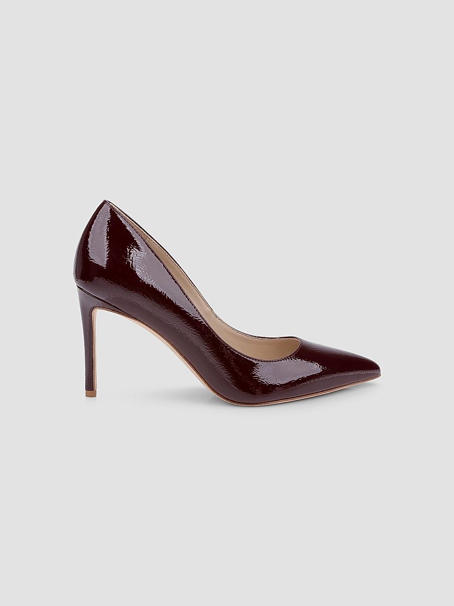 Women's Maelle III 90MM Patent Leather Pumps - Wine Patent - Size 10