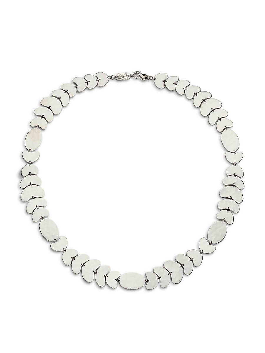 Women's Classico Sterling Silver Collar Necklace - Silver