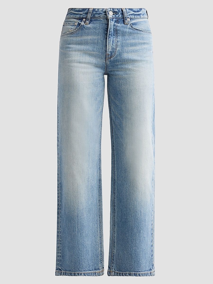 Women's Idabel ID Mid-Rise Straight-Fit Jeans - Light Blue - Size 29