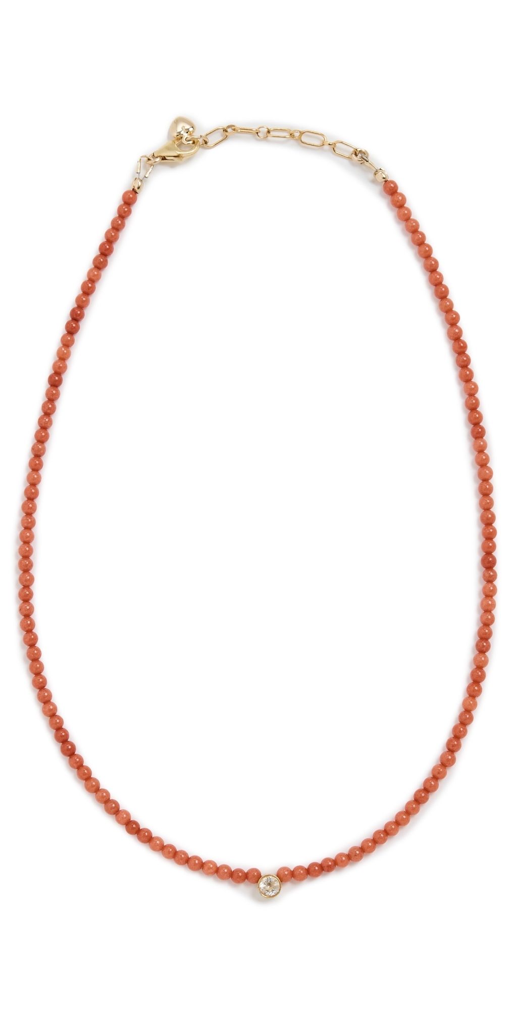 Brinker + Eliza Claire Necklace Coral One Size