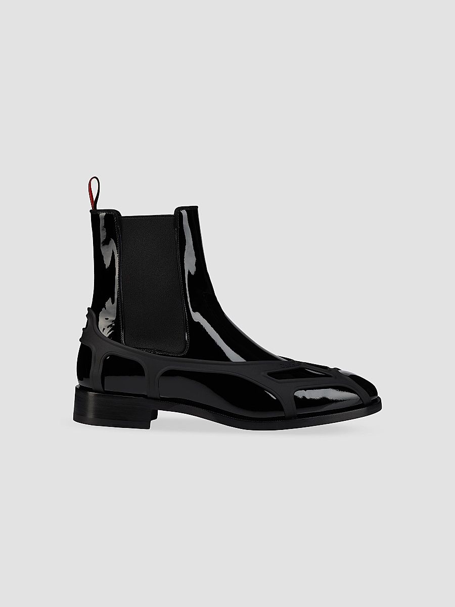 Christian Louboutin Men's Chelsea Gorp Boots - Black - Size 13.5