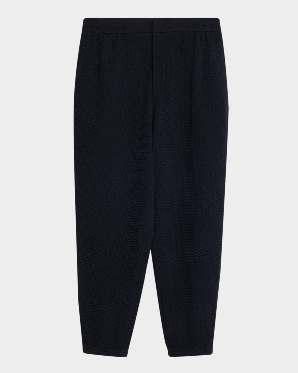 Men & apos;s Textured Jersey Trousers