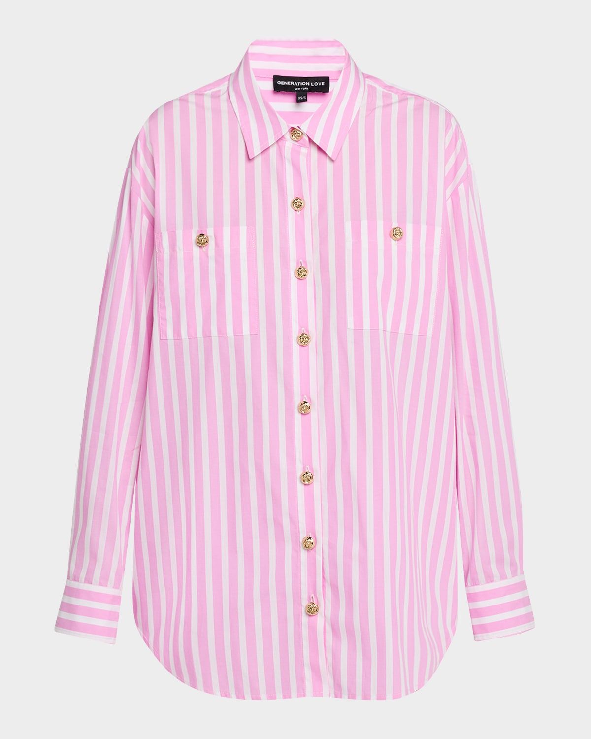 Meggy Long-Sleeve Poplin Shirt