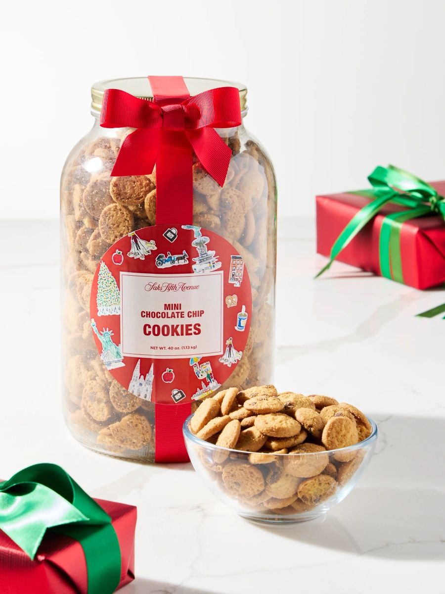 Saks Fifth Avenue Mini Chocolate Chip Cookies Gallon