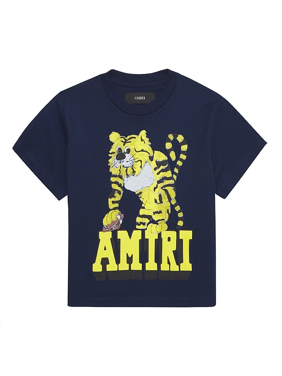 Little Kid's & Kid's Amiri Tiger T-Shirt - Midnight Blue - Size 10