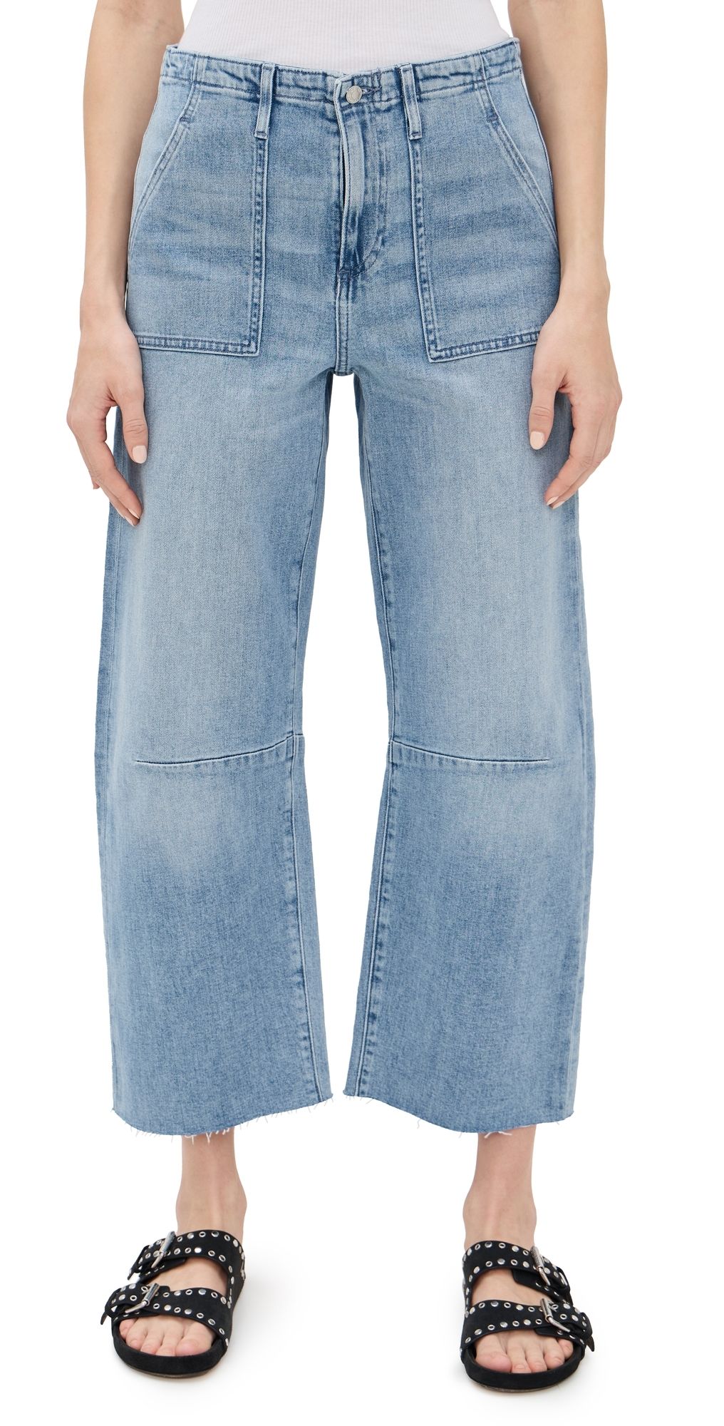 LE JEAN Utility Soft Barrel Jeans Monterey 30