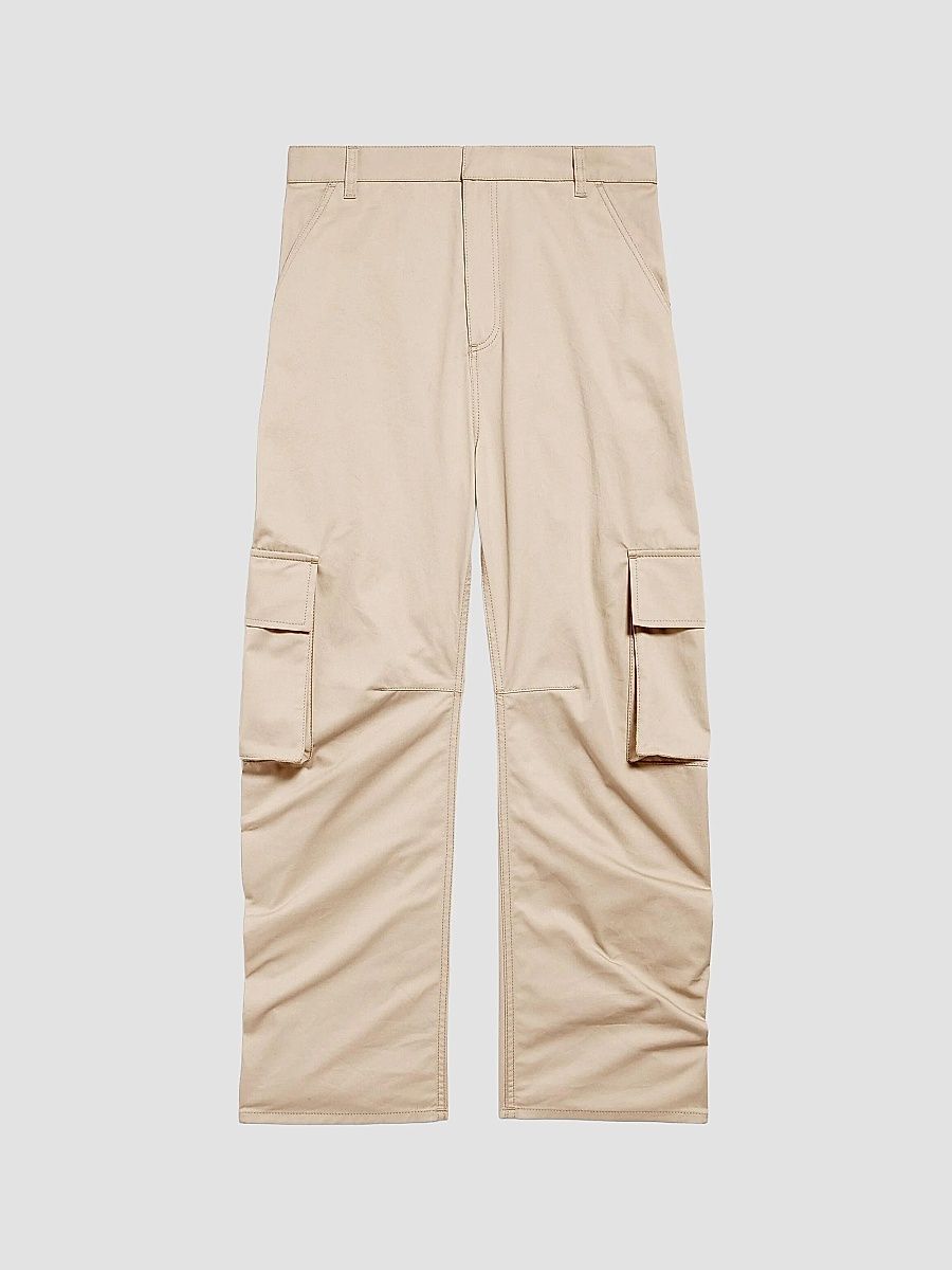 Balenciaga Women's Relaxed Cargo Pants - Beige - Size 0
