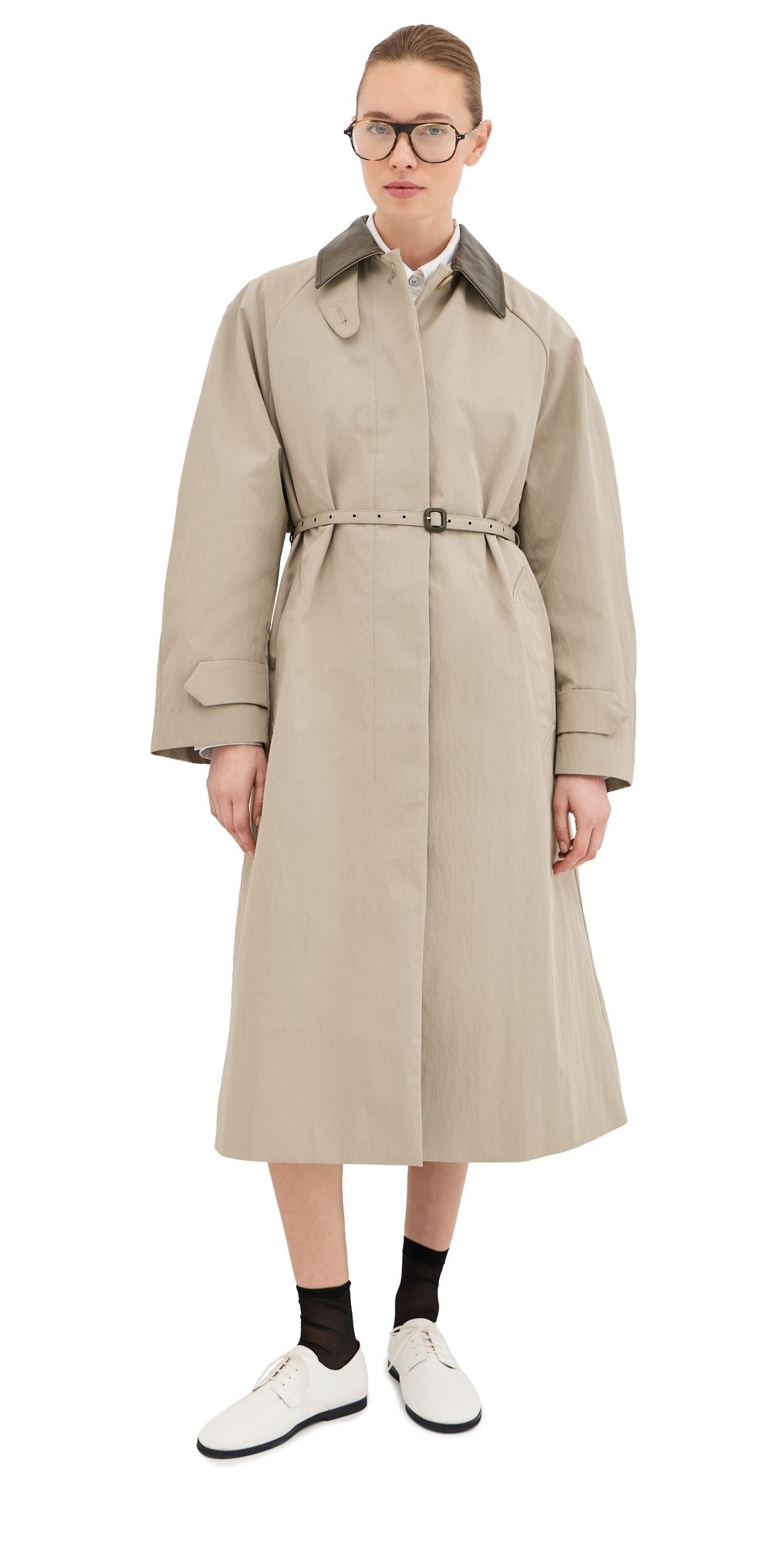 Acne Studios Trench Khaki Grey 34