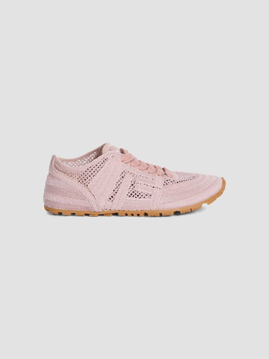 Balmain Women's Racer 45 Low-Top Sneakers - Rose - Size 7