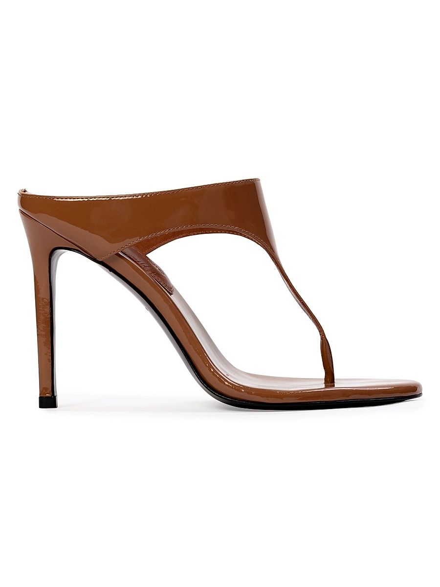 Women's Laurel 100MM Patent Mules - Mousse Patent - Size 11