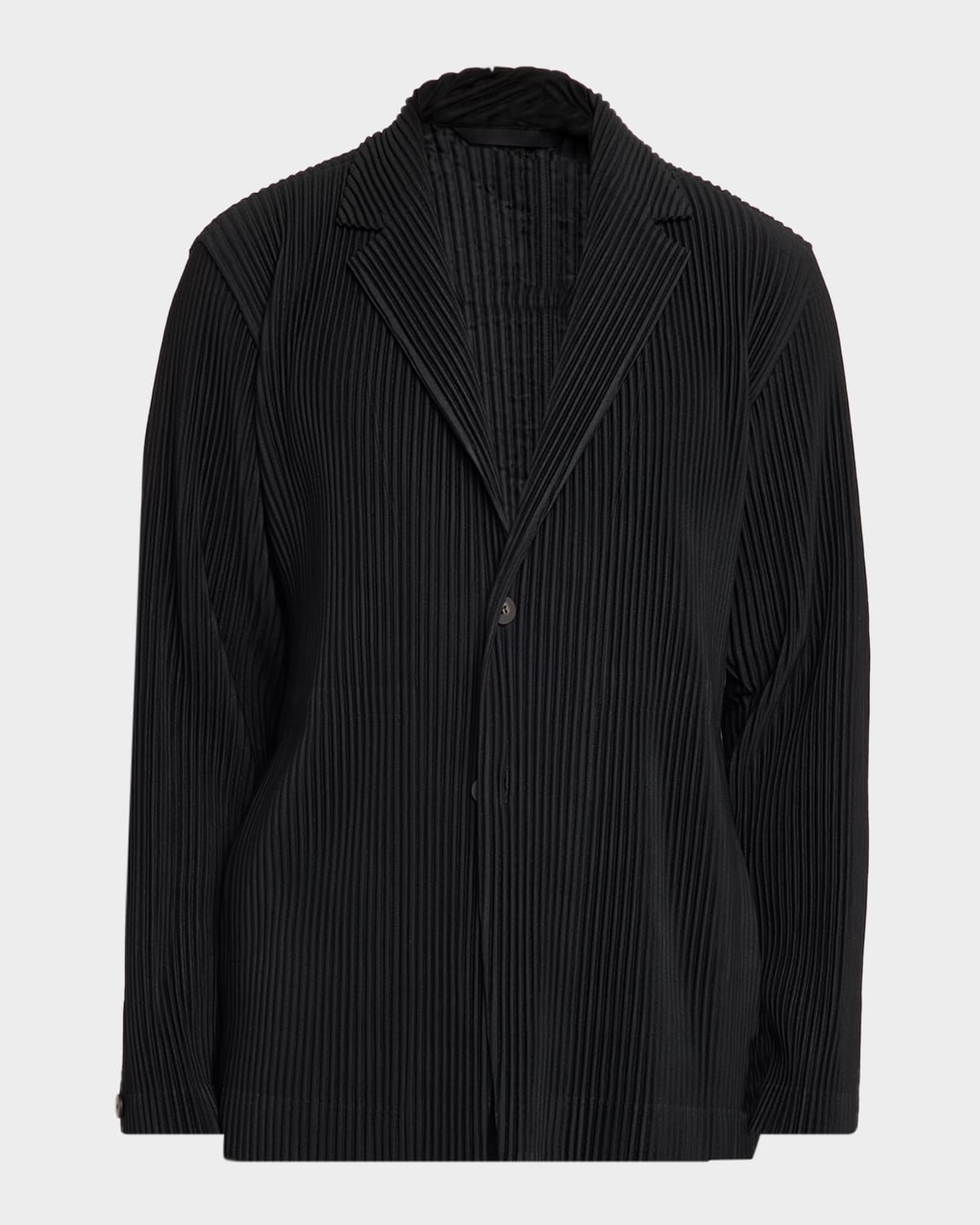 Men & apos;s Basics Pleated Single-Breasted Blazer