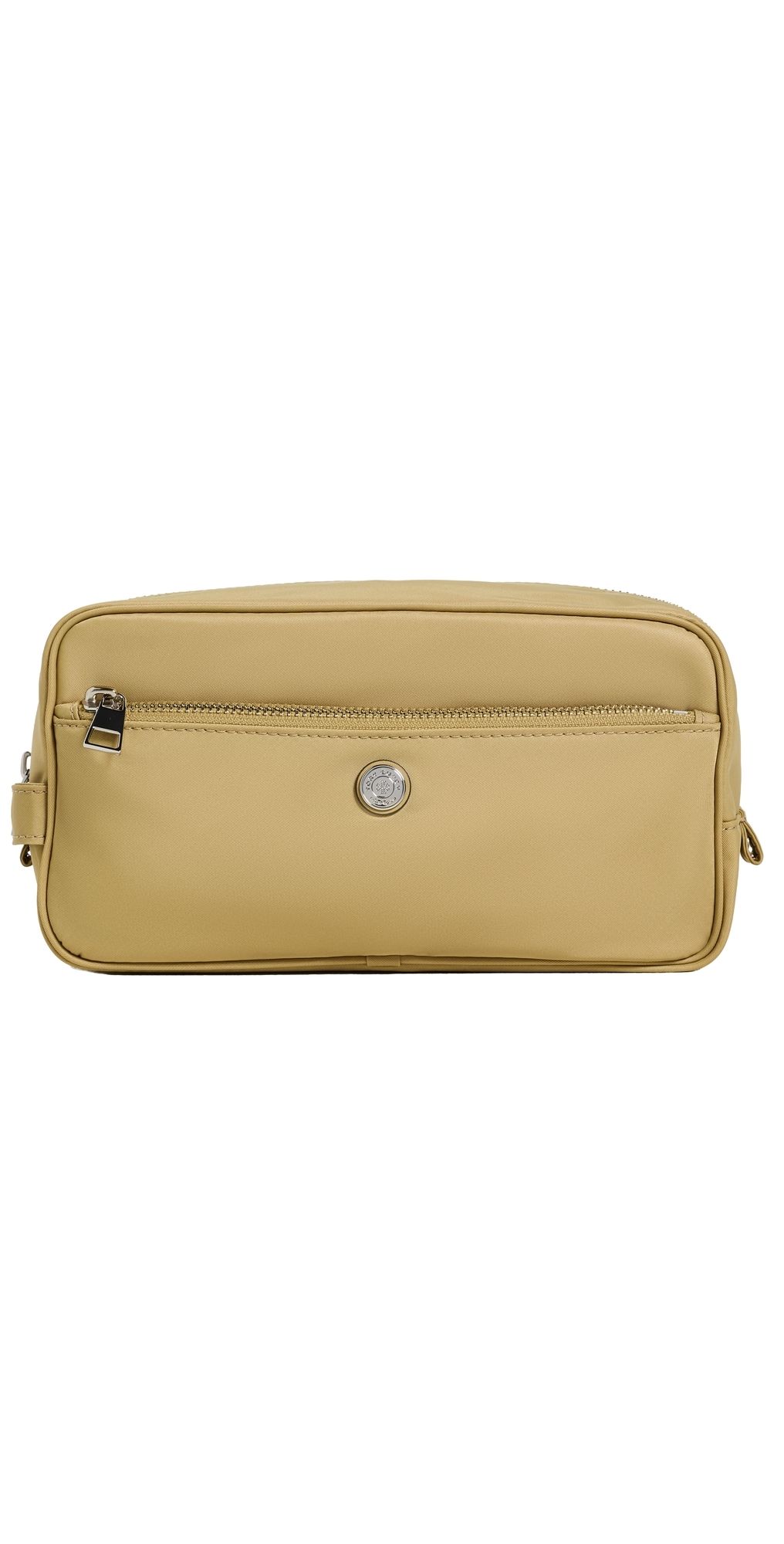 Tory Burch Twist Large Cosmetic Case Warm Bread One Size