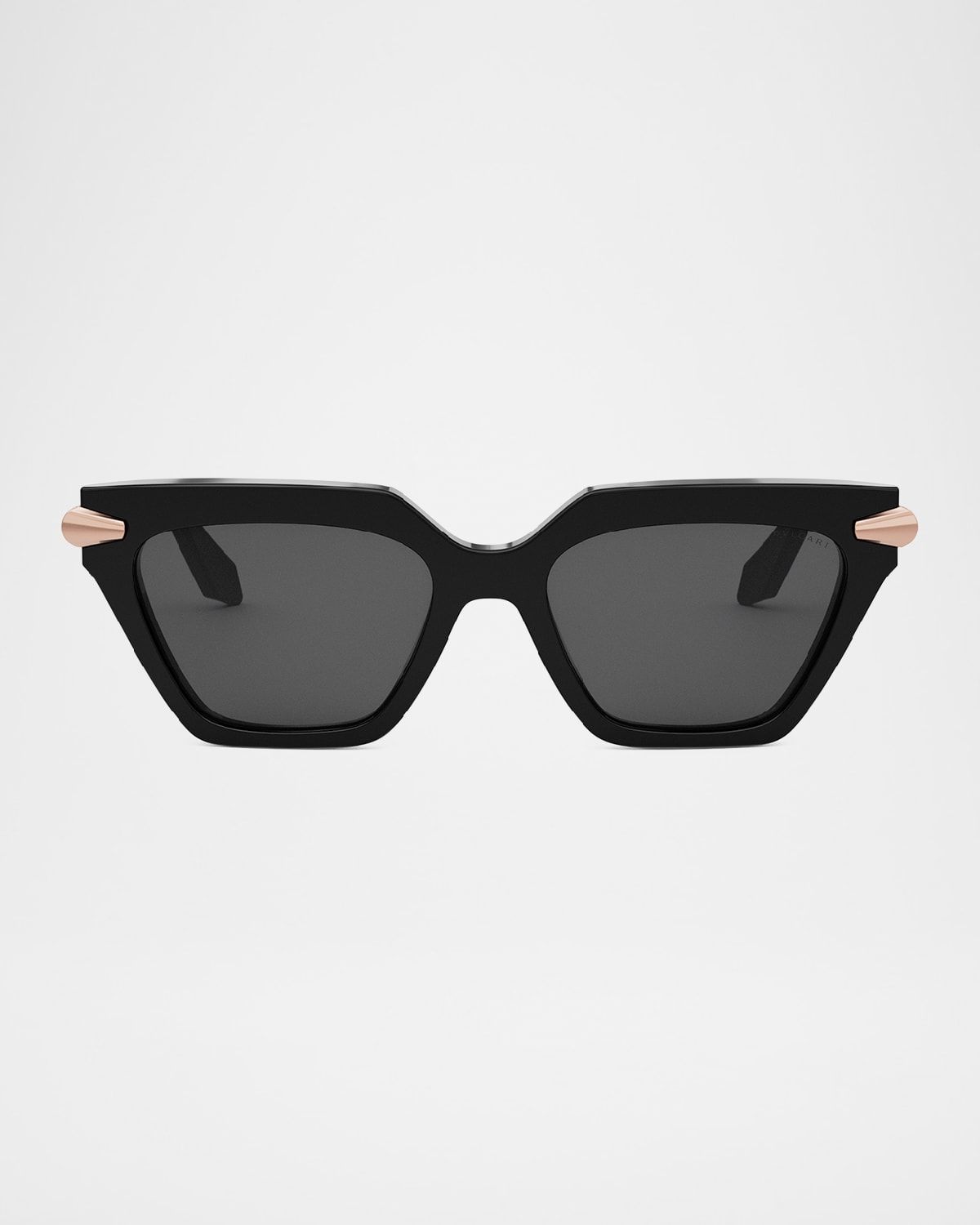 Serpenti Acetate & Nylon Cat-Eye Sunglasses