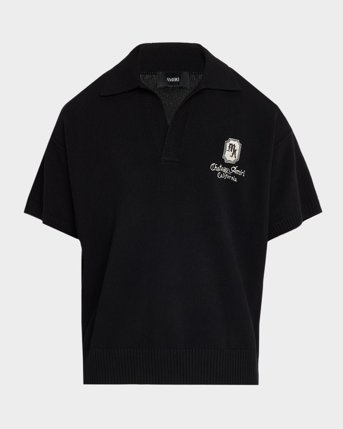 Men & apos;s MA Chateau Wool Knit Polo Sweater