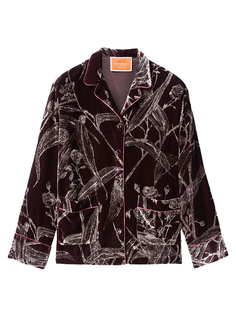 Women's Pajama Shirt - Bamboo Burgundy - Size XL