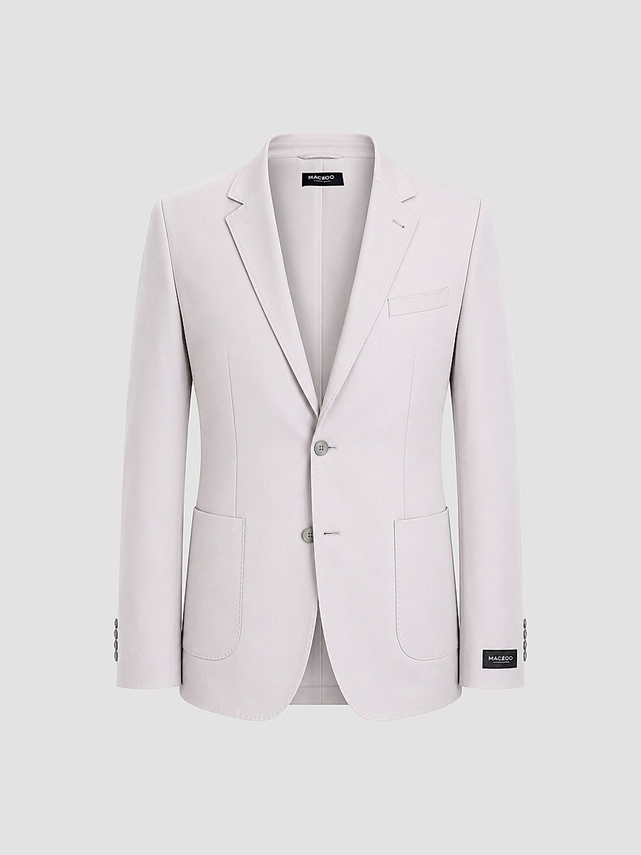 Men's Descartes Unconstructed Blazer - White - Size XXXXL