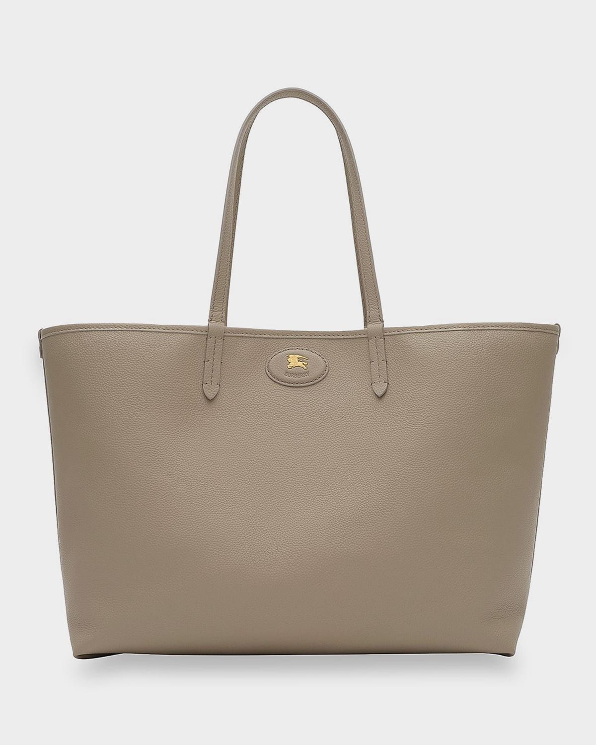 Bloomsbury Reversible Leather & Check Tote Bag
