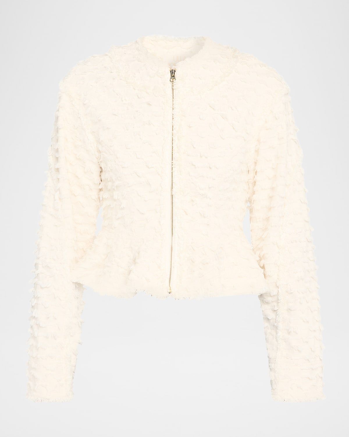 Rosalind Frayed Peplum Jacket