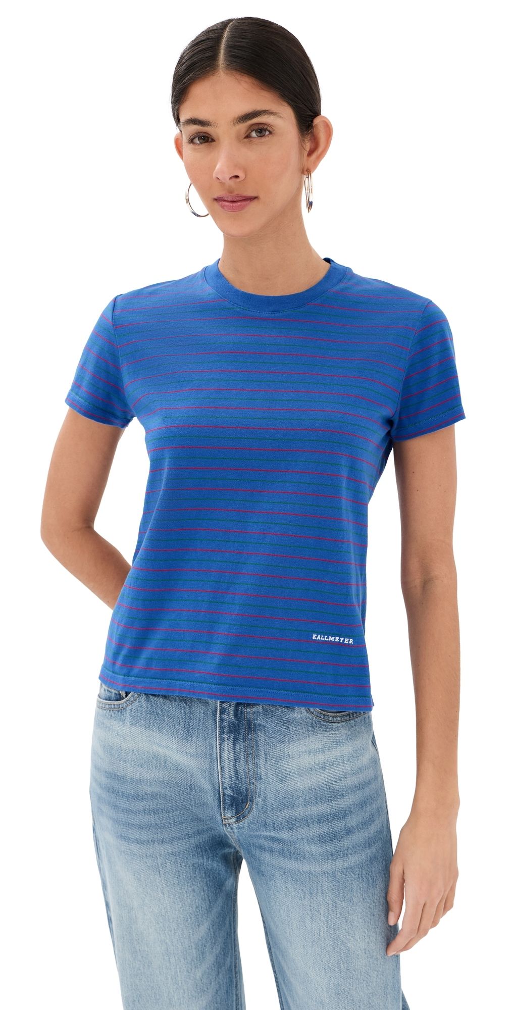 Kallmeyer Kenzie T-Shirt Cobalt Multi Stripe M
