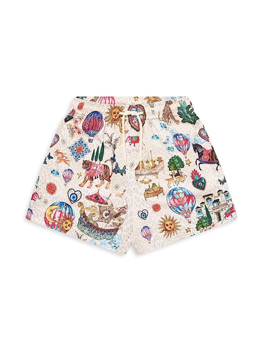 Little Boy's & Boy's Kapadokya Kitsch Printed Board Shorts - Kapadokya Kitsch - Size 4
