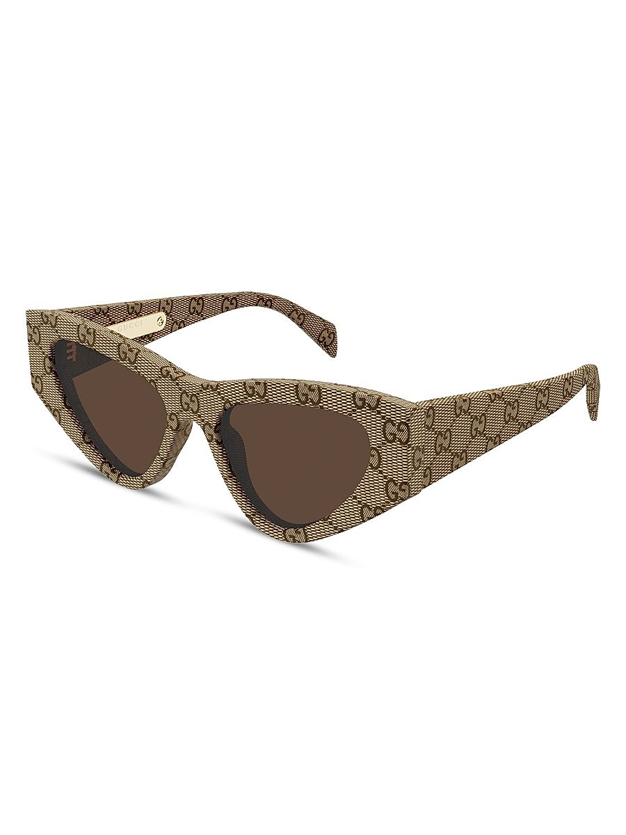 Women's Rowcut 53MM Cat-Eye Sunglasses - Beige