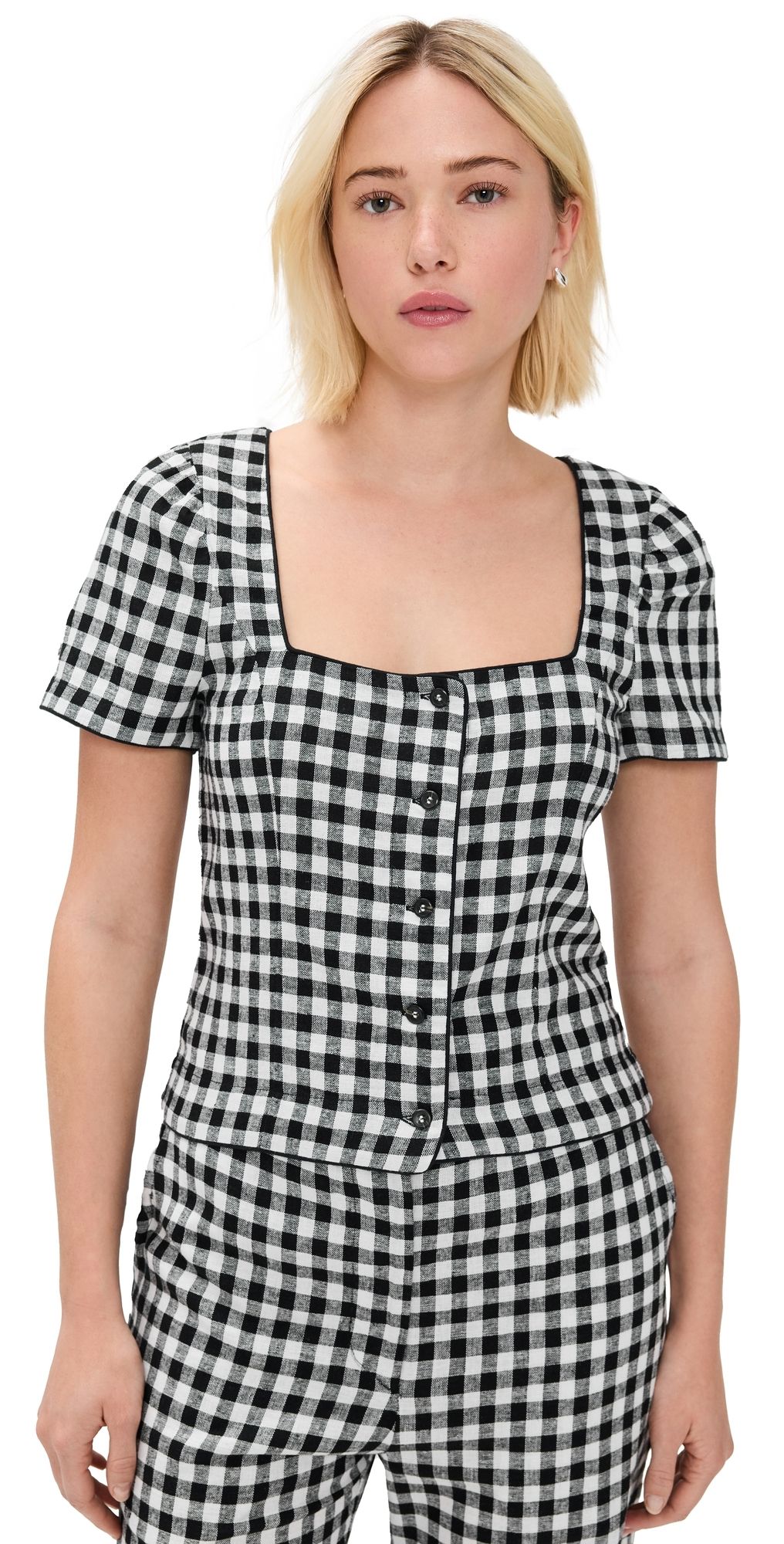 Ciao Lucia Nadia Top Gingham S