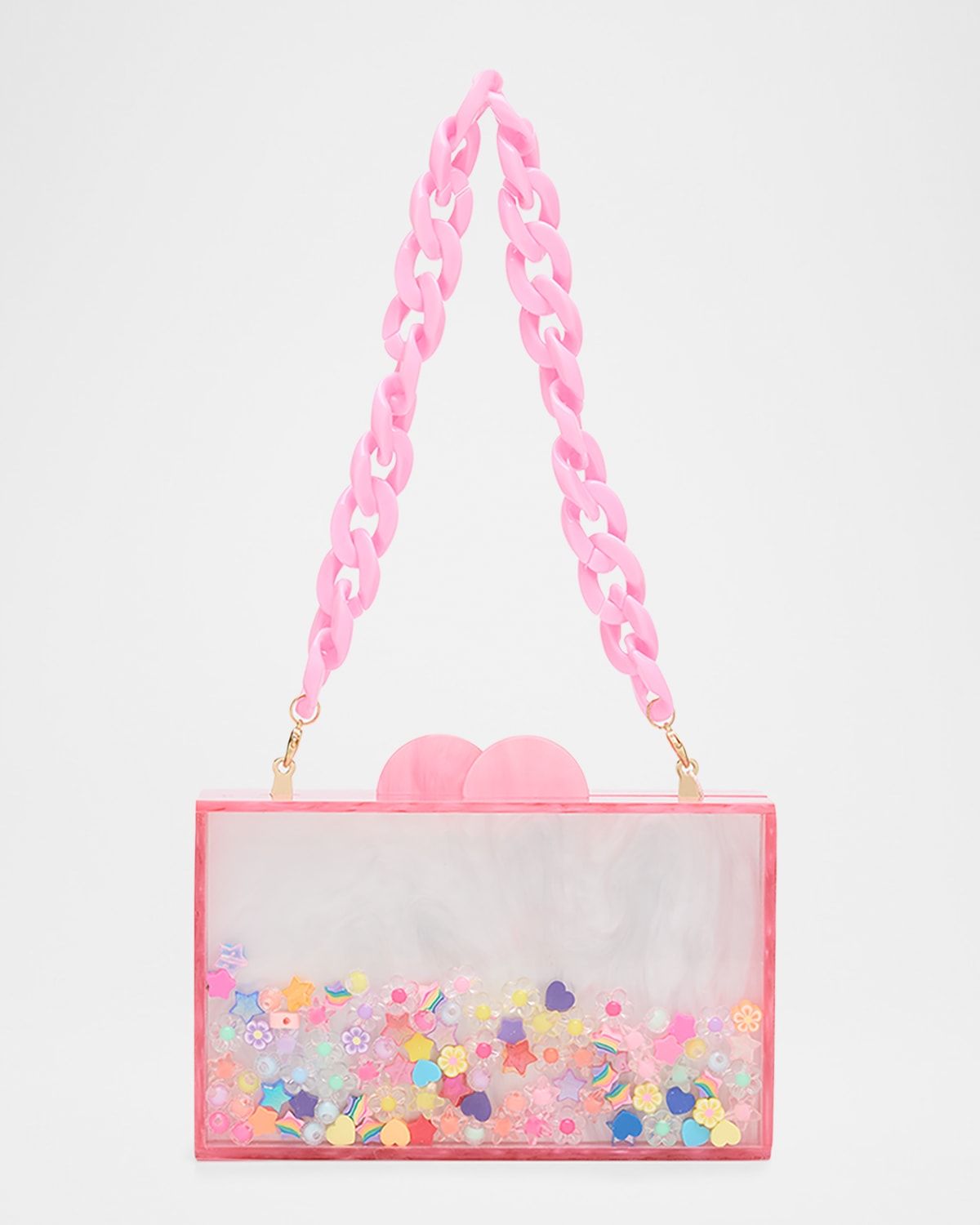 Girl & apos;s Acrylic Charm Shoulder Bag