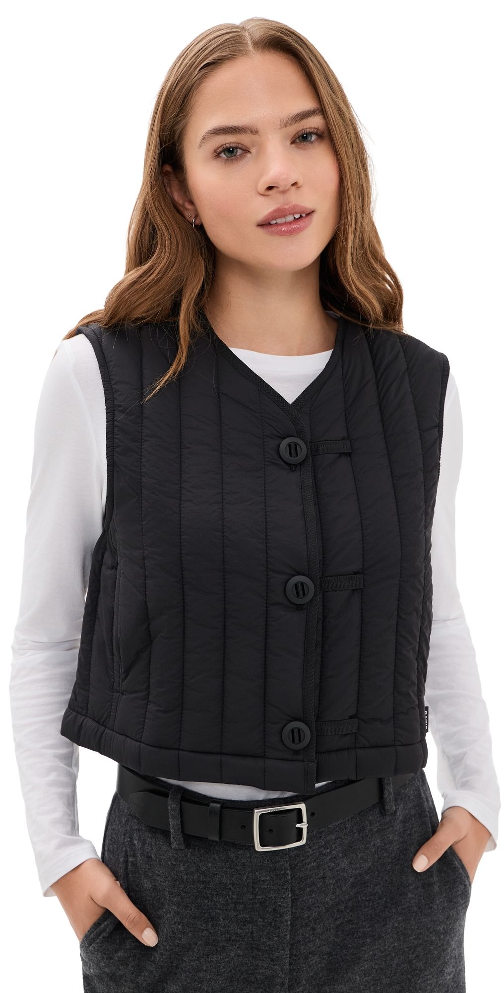 Rains Banja Short Liner Vest Black S