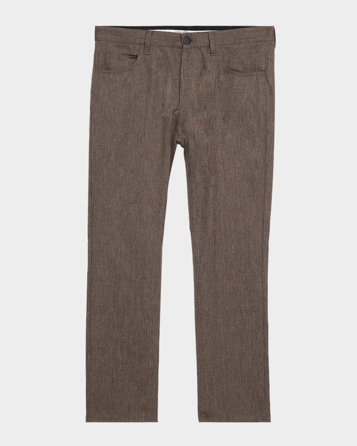 Men & apos;s Wool and Cotton Melange Five-Pocket Pants