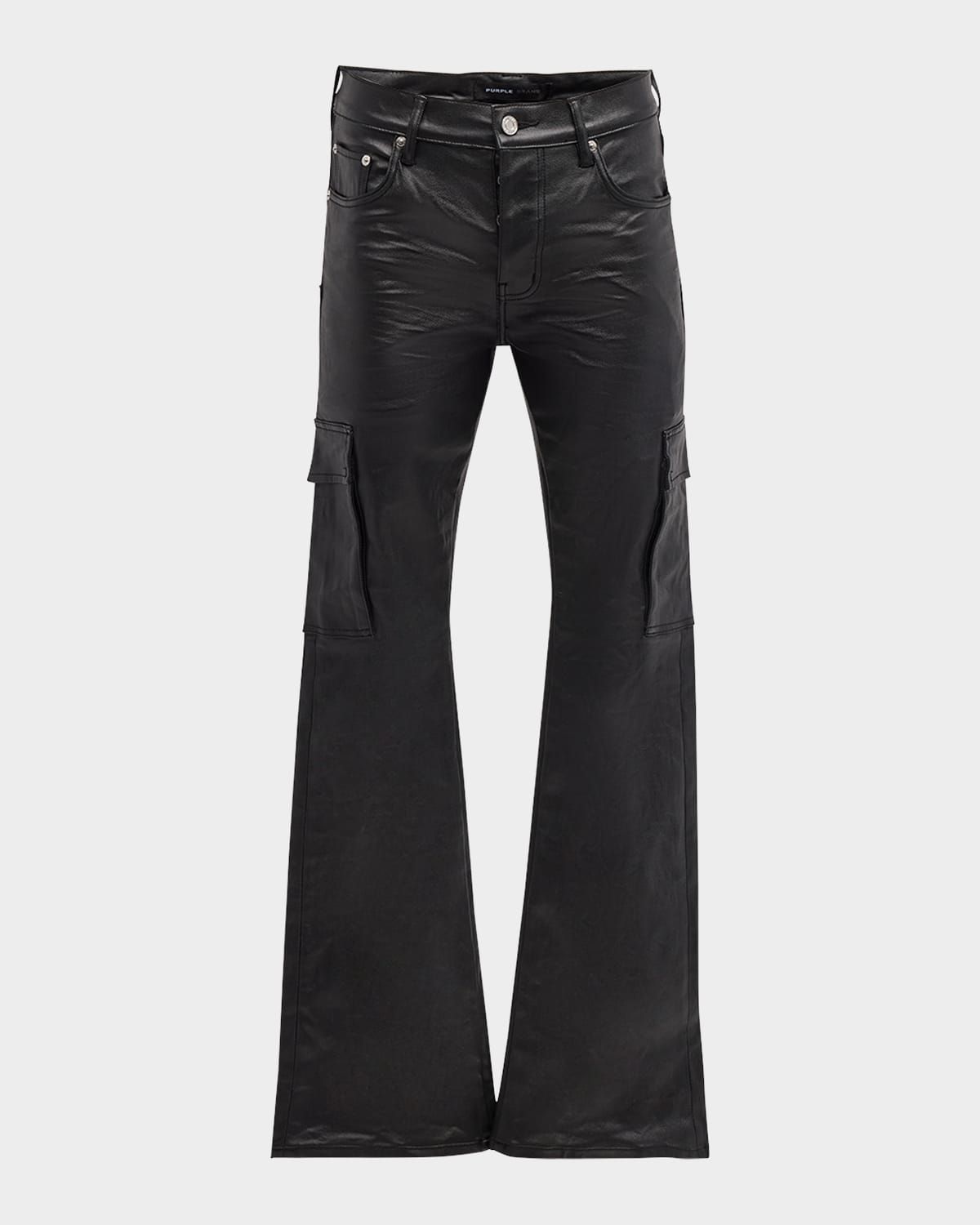 Men & apos;s Patent Film Cargo Pants