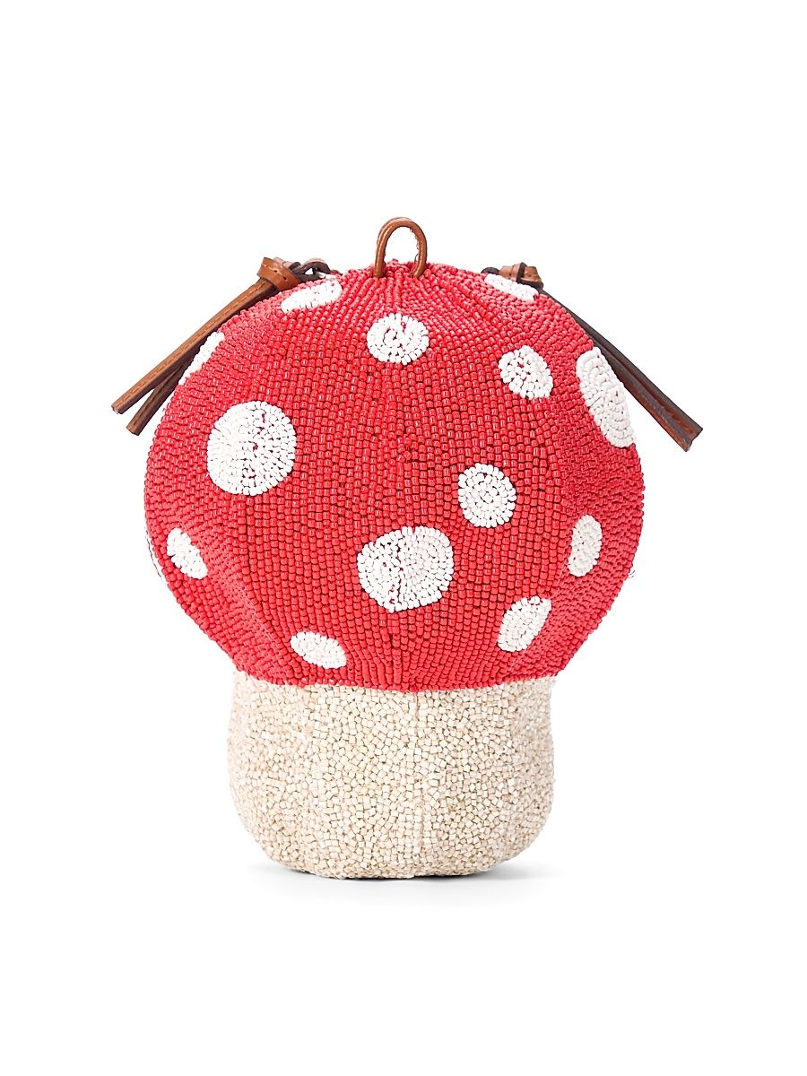 Women's Mushroom Beaded Bag - Mushroom