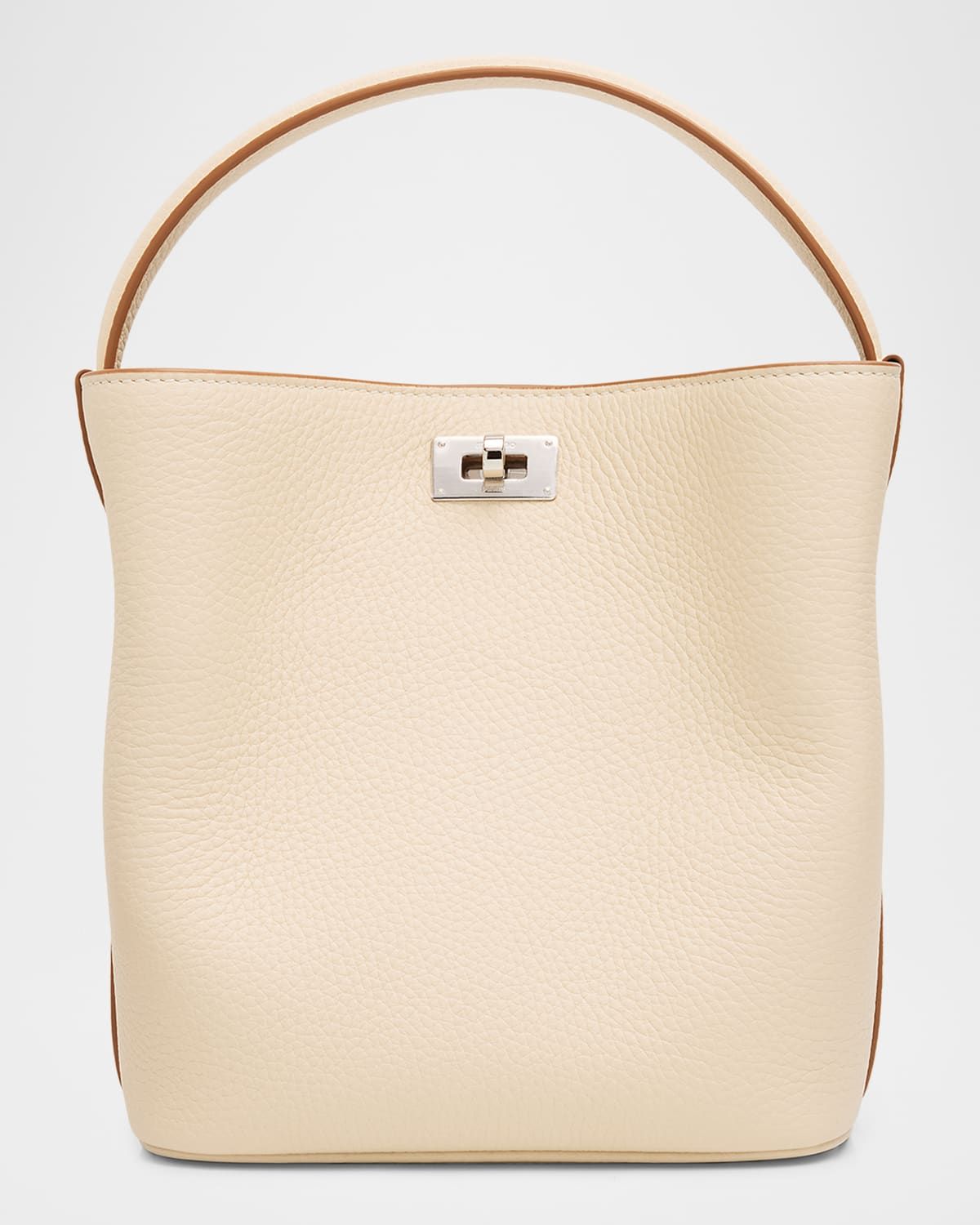 Odeon Mini Leather Bucket Bag