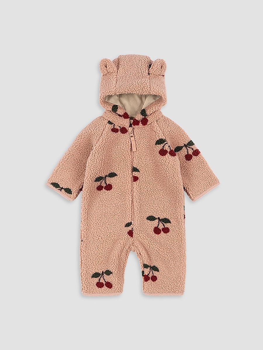Baby Girl's Jody Teddy Coverall - Cerise Blush - Size 18 Months