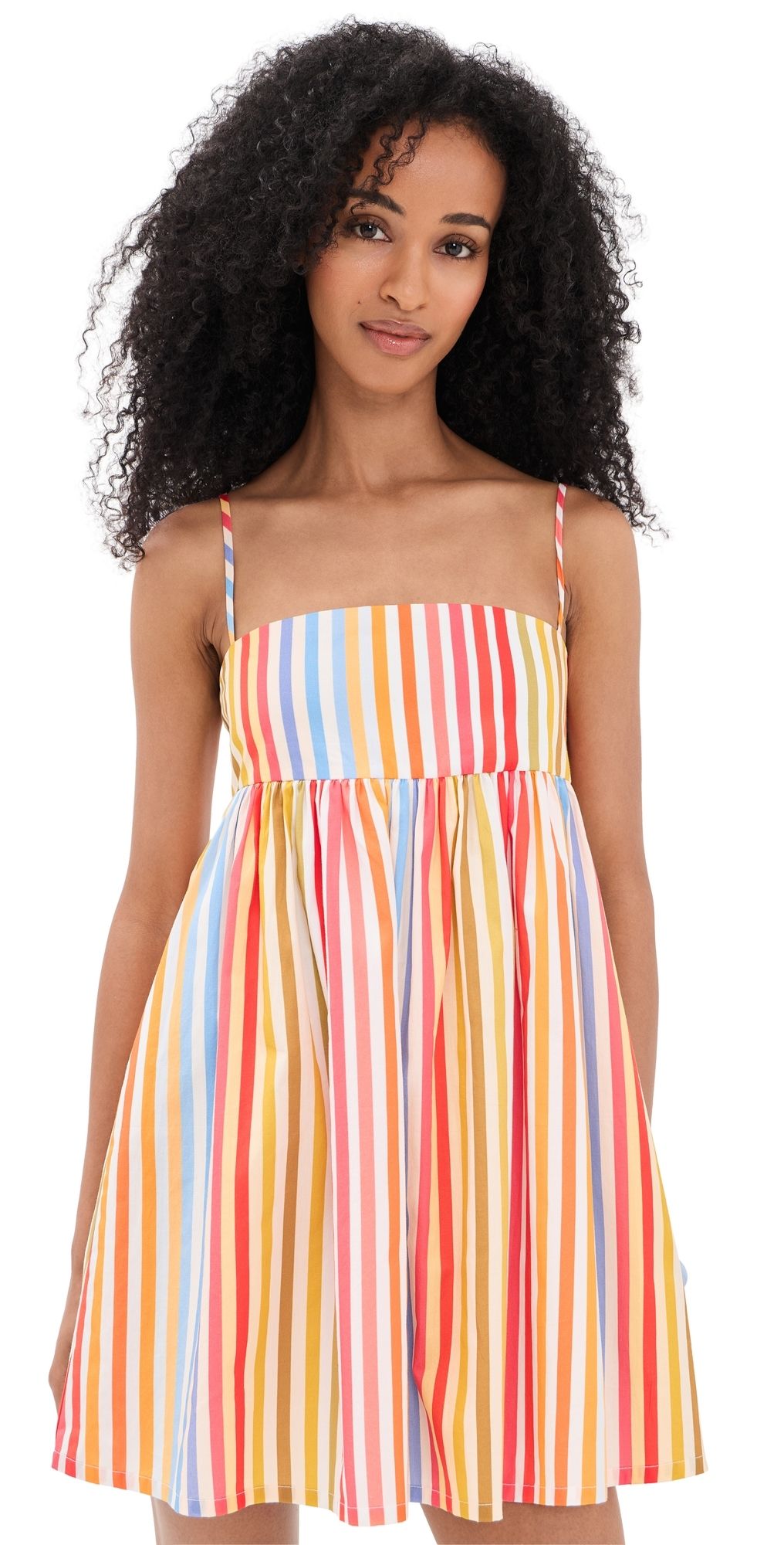 Couper Winnie Mini Dress Rainbow Stripe M