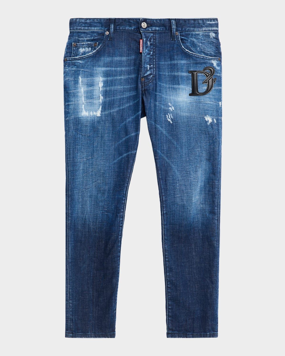 Men & apos;s Slim Distressed Skater Jeans