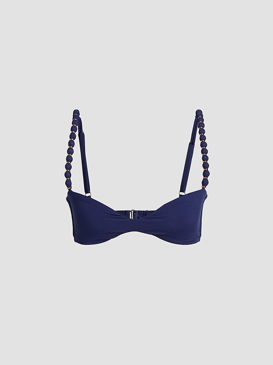 Peixoto Women's Asher Bikini Top - Berry Blue - Size XL