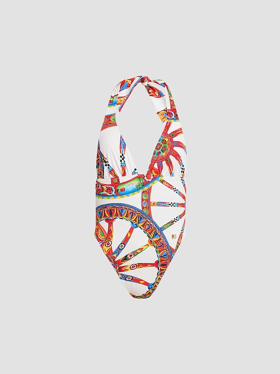 Women's St. Carretto Halter One-Piece Swimsuit - Carretto - Size XL