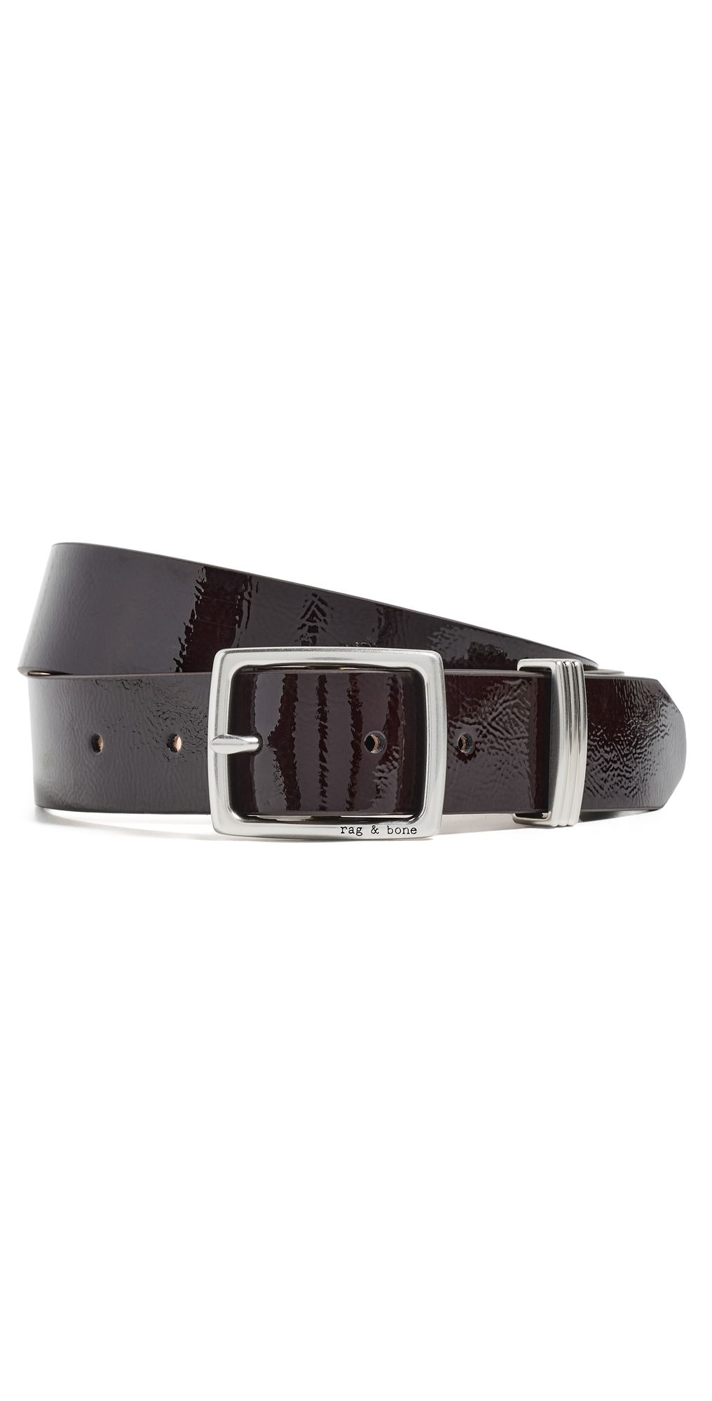 rag & bone Ex-Boyfriend Belt 2.0 Morello Patent XS