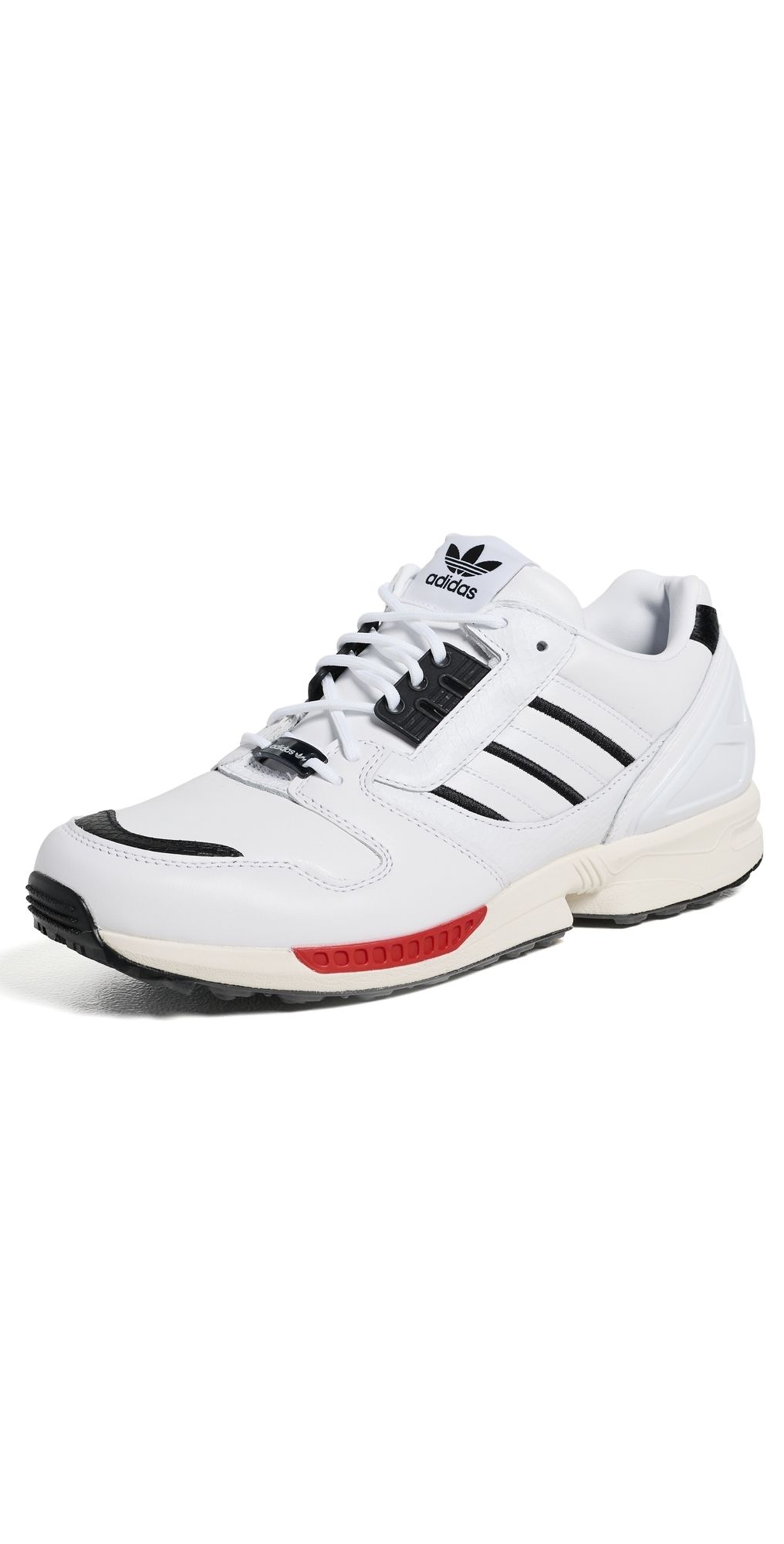 Adidas Golf ZX 800 Spikeless Golf Shoes White/White/Core Black 12