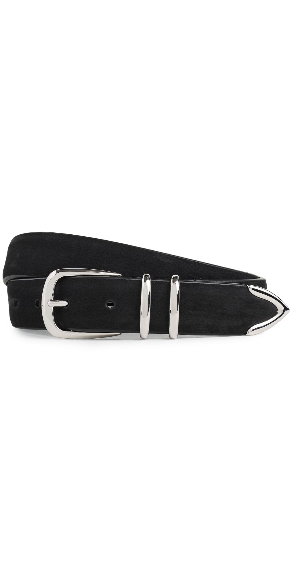 Anderson's Suede Belt Black N1 36