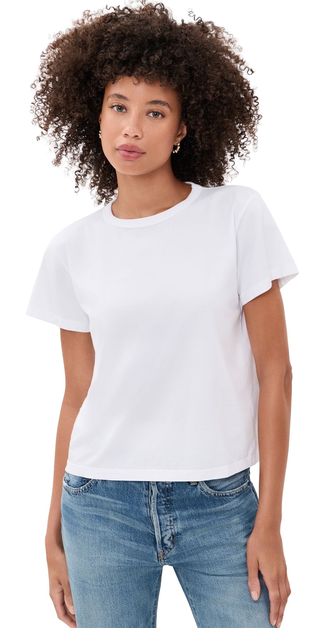 ASHER Marielle Classic Tee White S