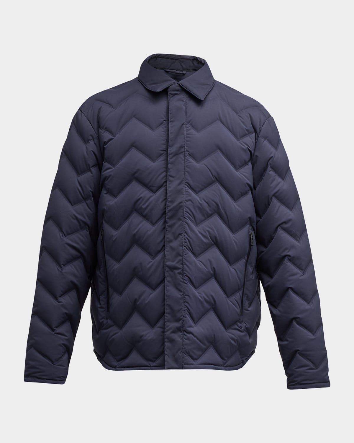 Men & apos;s Zigzag Quilted Down Jacket