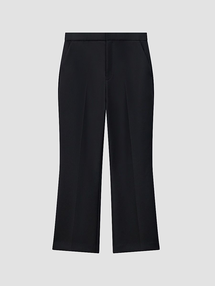 Women's Sophie Crop Flare Pants - Black - Size 0